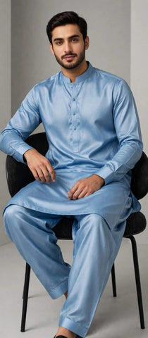 AJ Evershine Cotton Satin Fabric D-1