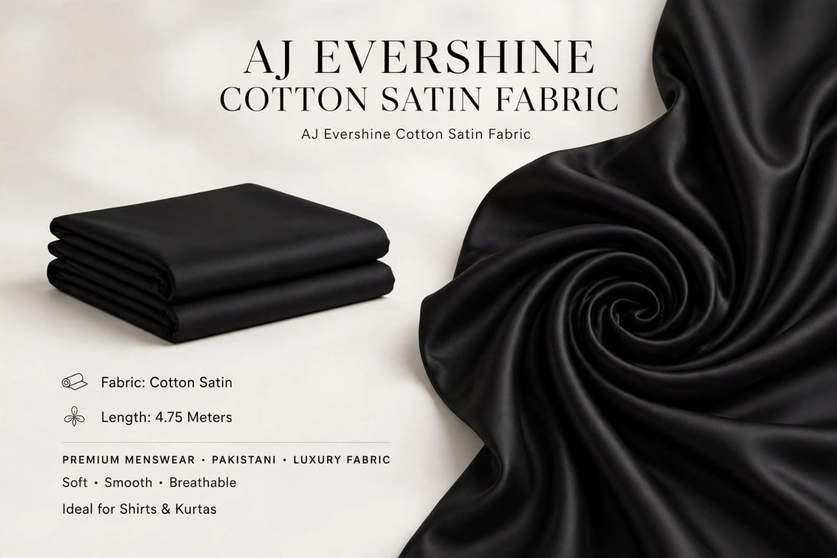 AJ Evershine Cotton Satin Fabric D-2