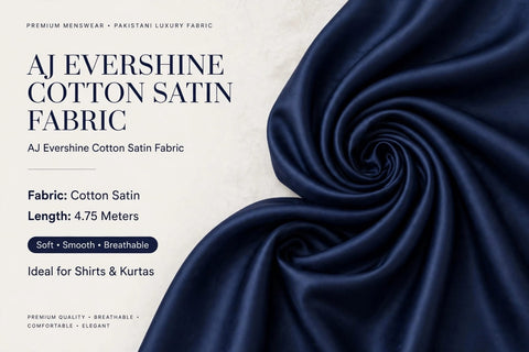 AJ Evershine Cotton Satin Fabric D-7