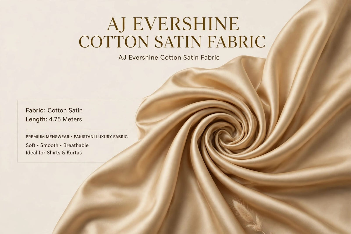 AJ Evershine Cotton Satin Fabric D-6