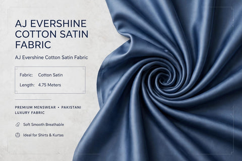 AJ Evershine Cotton Satin Fabric D-5
