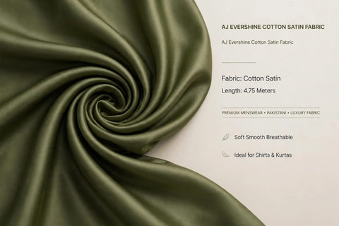 AJ Evershine Cotton Satin Fabric D-4