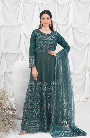Meharzad Fancy Heavy Embroidered Maxi D-1362