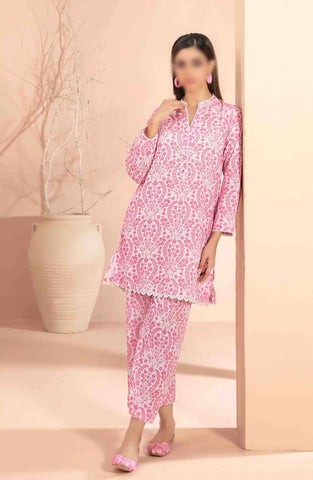 Anha - Stitched 2 Pcs Digital Printed Swiss Complimentary Khussa D-3219