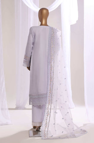 SADABAHAR LUXURY FORMAL FESTIVE  ORGANZA EMB 3PC STITCHED COLL MAHPARA D-4