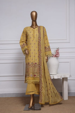 Sadabahar TwoTone Chikankari Vol-1 Emb 3 Piece Pret Coll’25 D-08