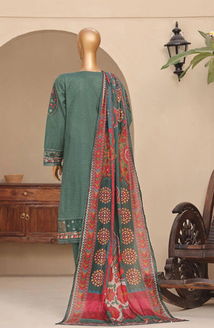 D-01-Sadabahar Premium Print & Embroidered Pret Lawn Coll'24