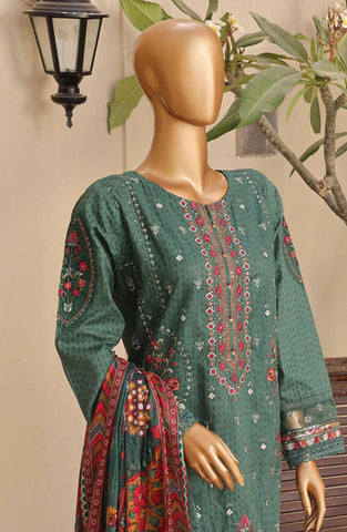 D-01-Sadabahar Premium Print & Embroidered Pret Lawn Coll'24