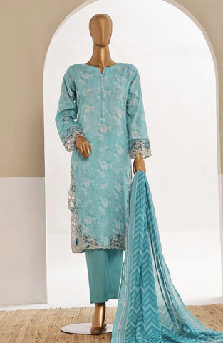 Sadabahar Print & Embroidered Cutwork Pret Lawn Coll'24 Vol.4 D-02