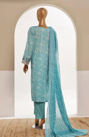 Sadabahar Print & Embroidered Cutwork Pret Lawn Coll'24 Vol.4 D-02