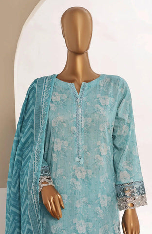 Sadabahar Print & Embroidered Cutwork Pret Lawn Coll'24 Vol.4 D-02