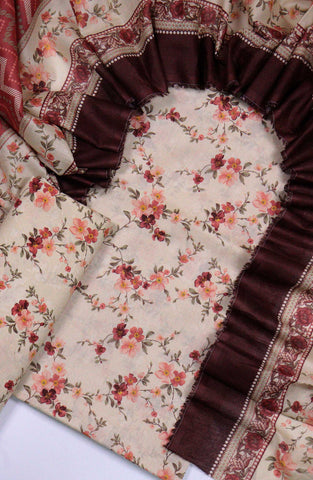Bin Saeed Unstitched Printed Lawn Coll2025  D-33 Pink - Summer