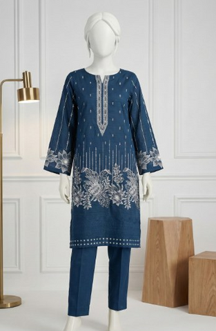 Zenora Un-Stitched Collection By Karimi Store D-2