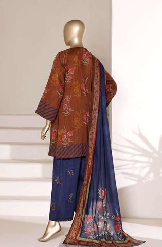 Sadabahar Vol-07 | Printed Lawn 3 Piece Stitched Suit D-6