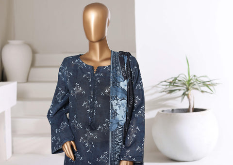 Printed Khaddar Vol-3 Stitched 3PC Collection By Sadabahar D-7