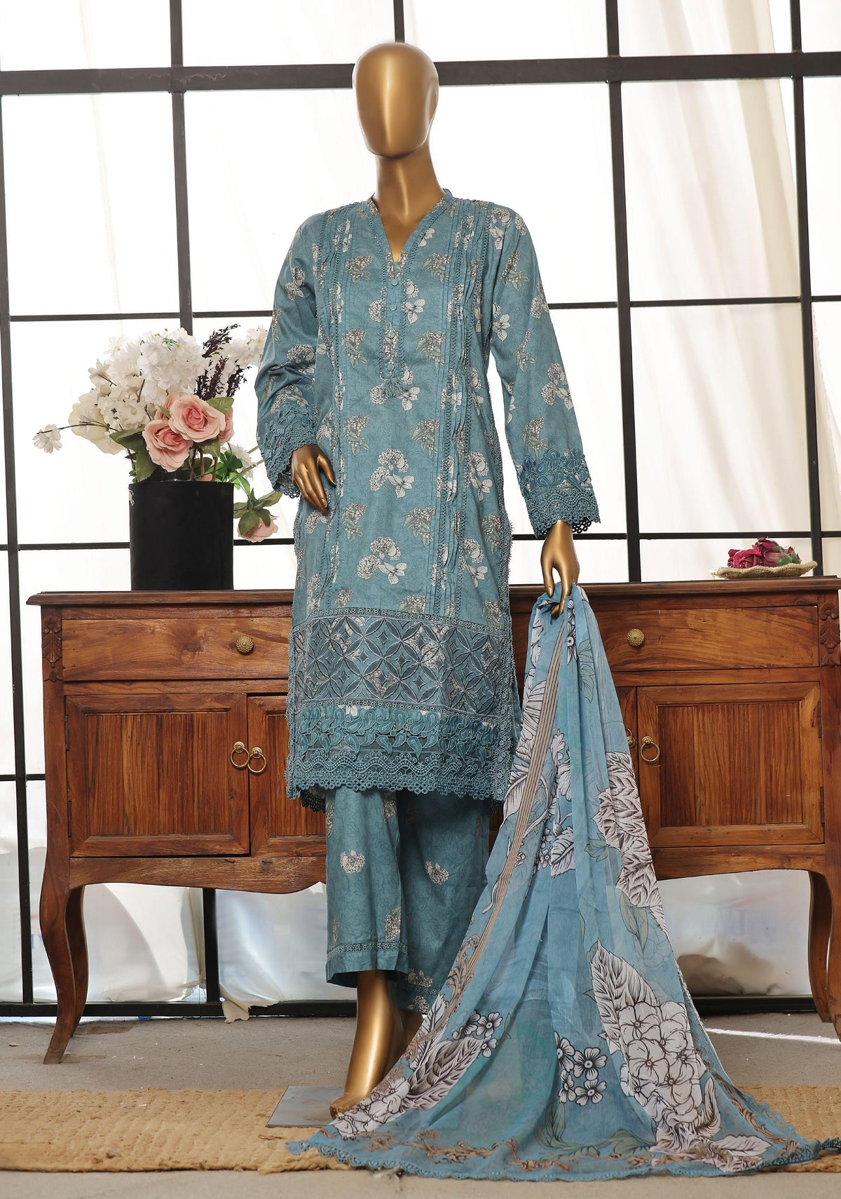 RANIA VOL.2 GALAXY LAWN LACE-WORK CUTWORK D-06
