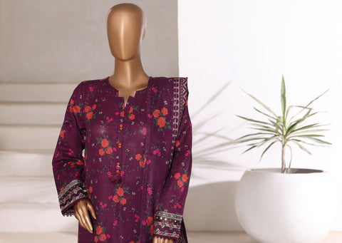 Malika Vol-2 Khaddar Embroidered 3 Piece Ready To Wear SB-7