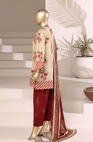 Sadabahar Vol-08 | Printed Lawn 3 Piece Stitched Suit D-6