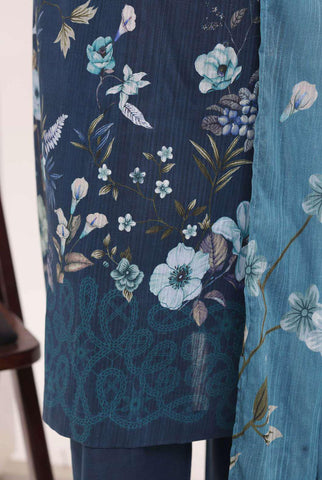 Sadabahar Printed Lawn Vol-10 | Digital Printed Lawn 3 Piece Stitched Suit D-7