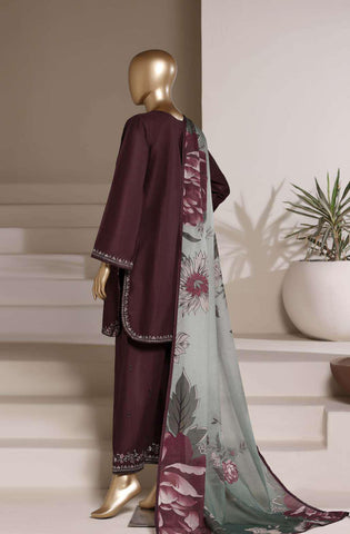 Eclair by Sadabahar | Embroidered Lawn 3 Piece Stitched Suit D-6