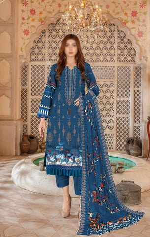10-SADABAHAR MID-SUMMER CO-ORDS CUTWORK EMBROIDERED 2 PIECS  READY TO WEAR