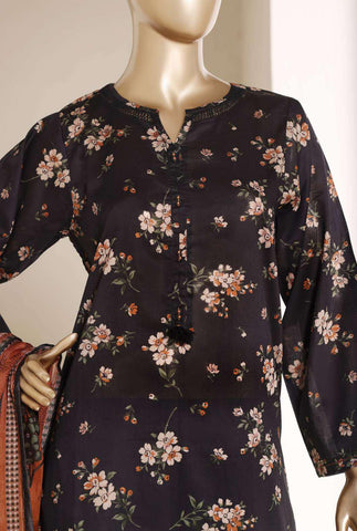 SADABAHAR Luxury Printed Lawn | 3 Piece Stitched Suit D-5