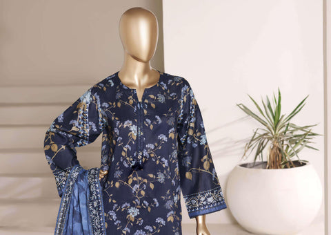 Sadabahar Luxury Lawn Printed 3 Piece Stitched Suit D-6