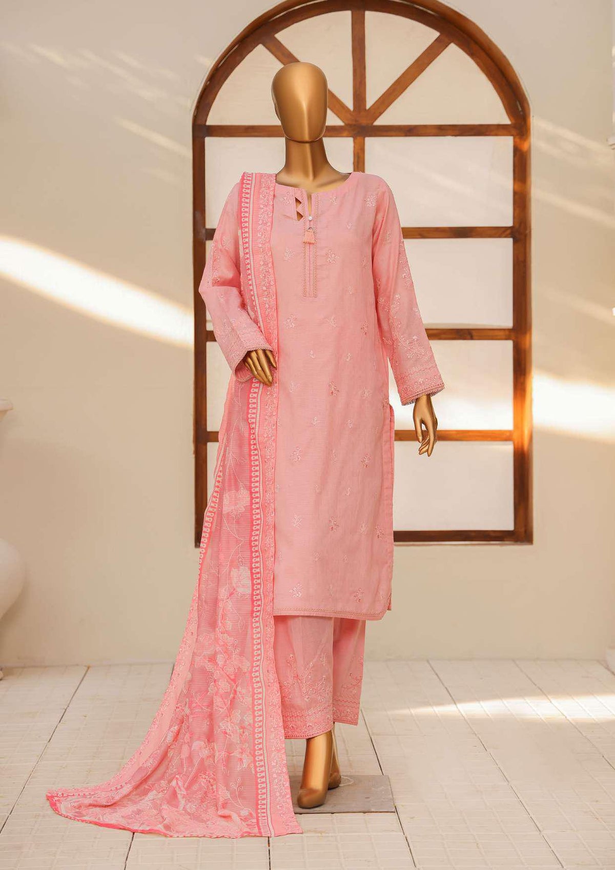 Mayaar Embroidered Un-Stitched 3 Piece Collection By HZ Textile D-2