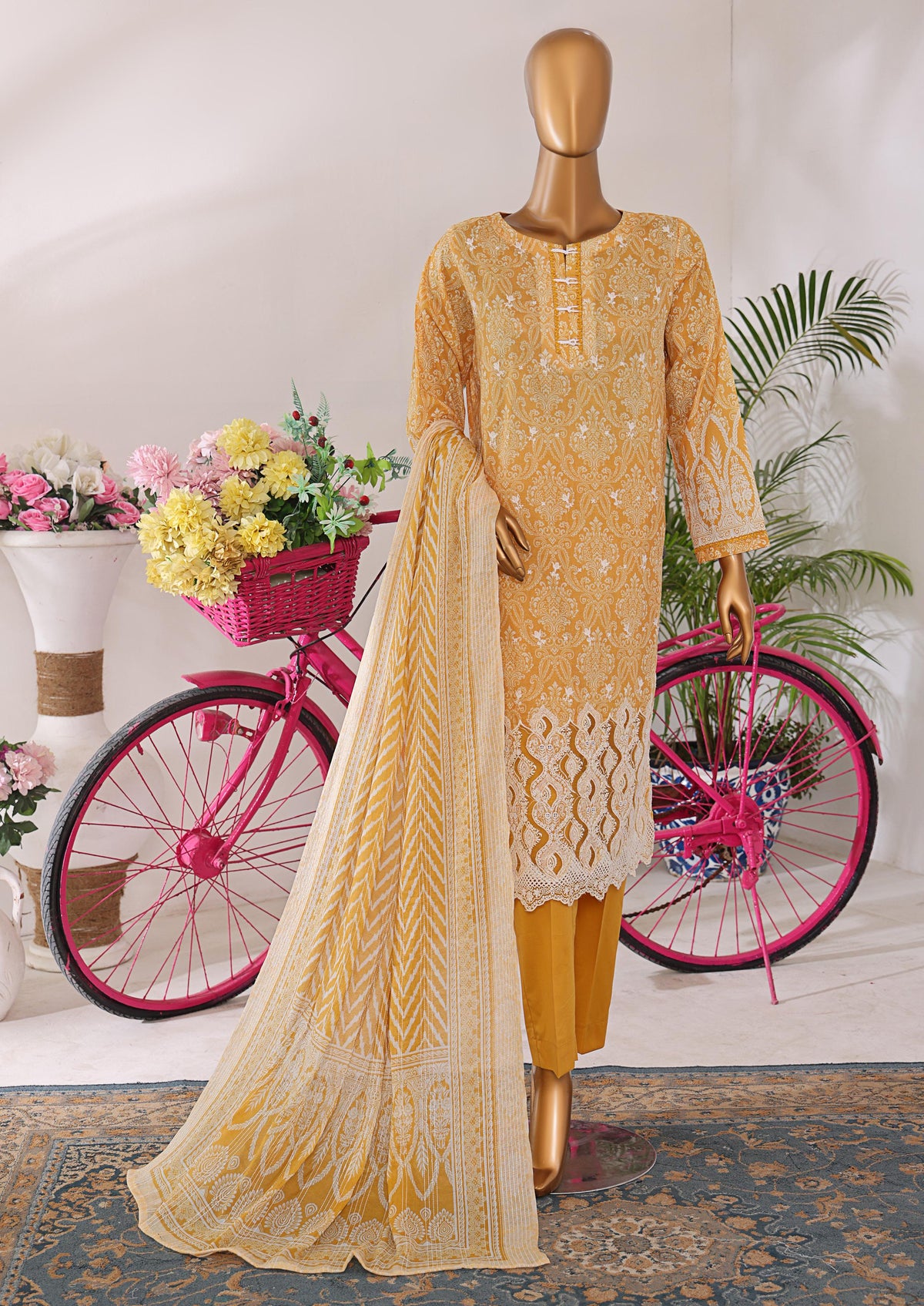 Nakshkari Embroidered Collection By Hz D-01