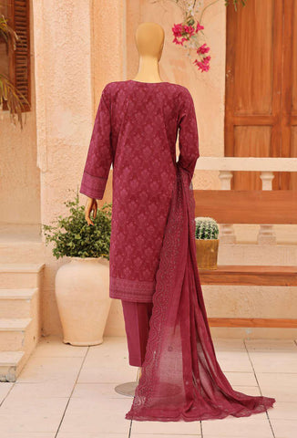 Premium Venice by HZ Textiles | Festive Embroidered 3 Piece Unstitched Lawn Suit D-4