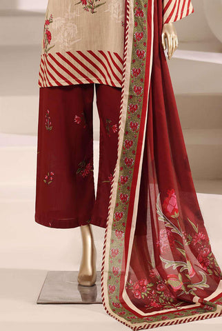 Sadabahar Vol-08 | Printed Lawn 3 Piece Stitched Suit D-6