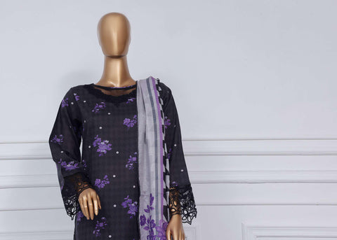 Luxury Cutwork Lawn 3 pcs Ready To Wear Coll-25 Vol-1  D-06