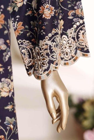 Sadabahar Regal Embroidered Lawn Stitched 3 Piece Suit D-6