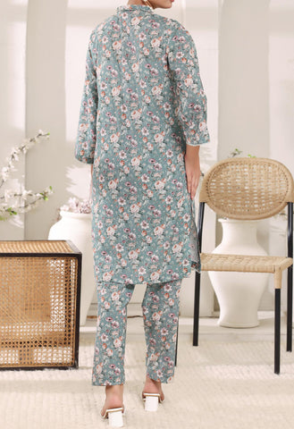AIZAL | Digital Printed 2 Piece Stitched Lawn Suit D-7