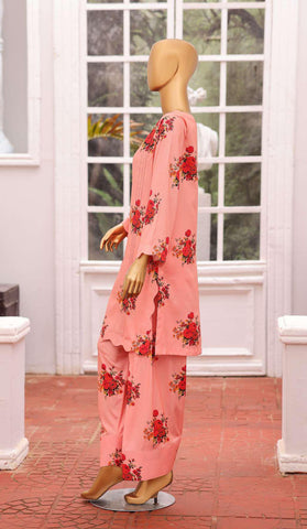 HZ Linen Wintery Printed Co-Ord Set D-1