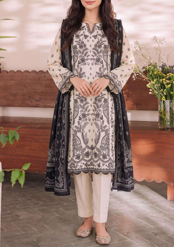 Daman Exclusive by VS Textiles | Printed Cambric 3 Piece Unstitched Suit D-5