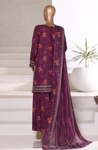 Malika Vol-2 Khaddar Embroidered 3 Piece Ready To Wear SB-7