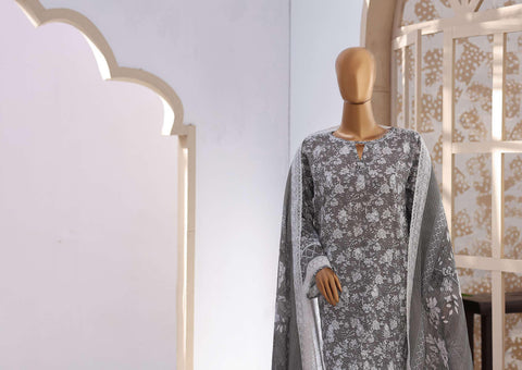 Nakshkari by HZ Textiles | Embroidered Lawn 3 Piece Unstitched Suit D-5
