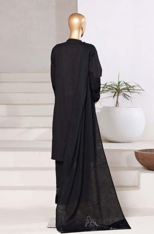 Sadabahar Premium Emb Cross Texture RTW 3 Piece Suit D-7