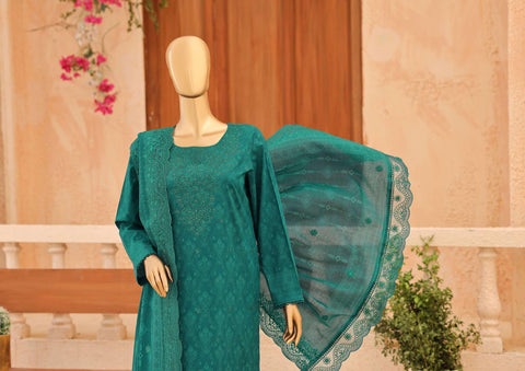 Premium Venice by HZ Textiles | Festive Embroidered 3 Piece Unstitched Lawn Suit D-5