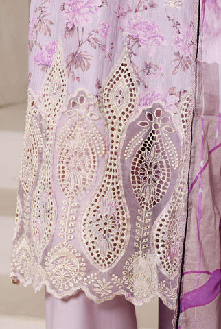 Luxury Lawn Chikankari Embroidered 3 Piece Stitched Collection By Sadabahar D-1