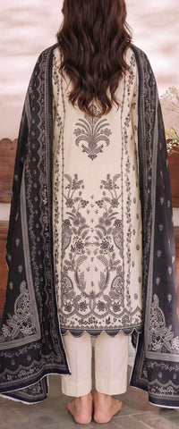Daman Exclusive by VS Textiles | Printed Cambric 3 Piece Unstitched Suit D-5