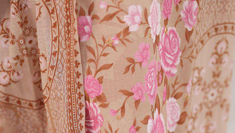 Premium Daily Wear by HZ Textiles Vol-5 | Embroidered Lawn 3 Piece Unstitched Suit D-3