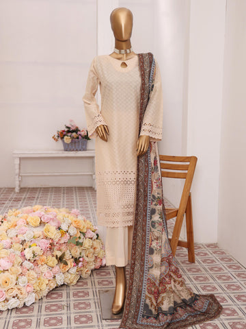 Bloom Schiffli Lawn With Fancy Dupatta D-7 By Dr Haris