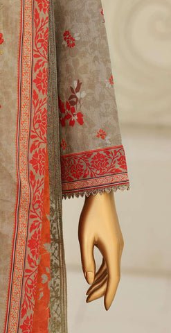 Premium Signature by HZ Textiles | Embroidered 3 Piece Unstitched Lawn Suit D-5