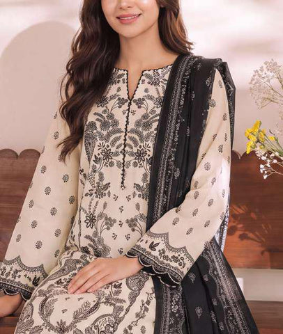 Daman Exclusive by VS Textiles | Printed Cambric 3 Piece Unstitched Suit D-5