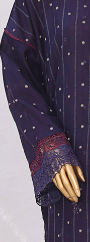 Turkish Jacquard Vol-1 Emb Un Stitched 3 Piece HZ-5