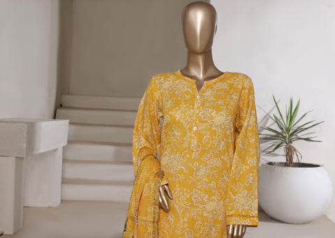 Printed Cotton With Farshi Shalwar Vol-02 By Sadabahar D-02