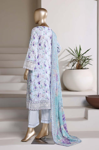 Sadabahar AMYRAH Vol-2 | Heavy Embroidered Lawn 3 Piece Stitched Suit D-1