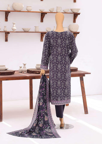 Everyday Prints by HZ Textiles | Printed Lawn 3 Piece Unstitched Suit D-3